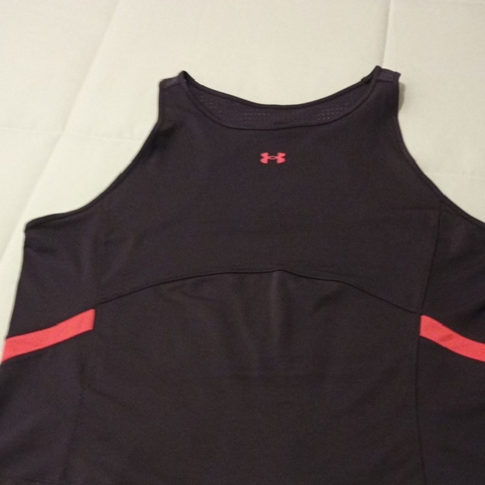 Under Armour Plum Tank Top with Fuschia Accents